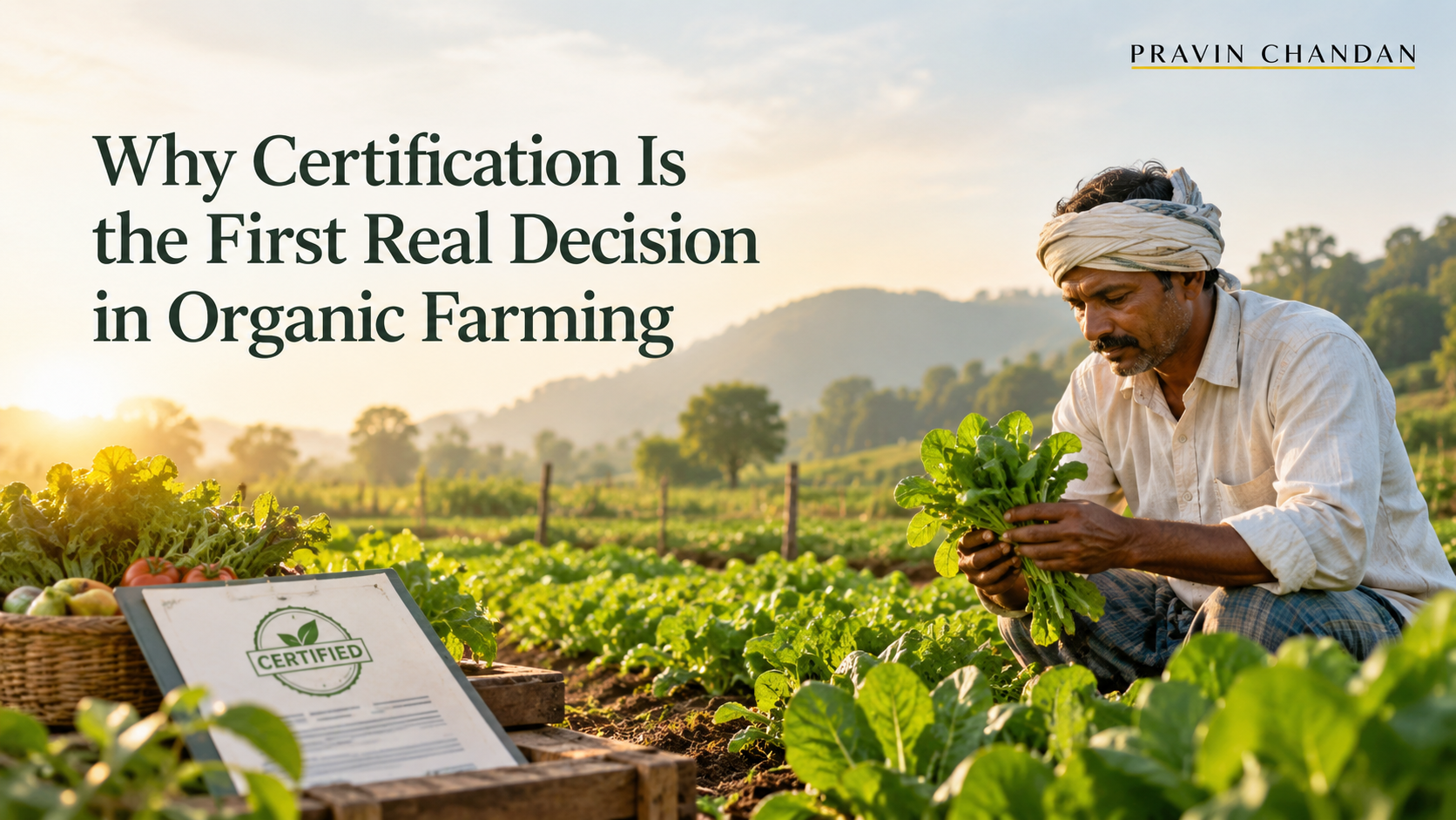 Why Certification Is the First Real Decision in Organic Farming